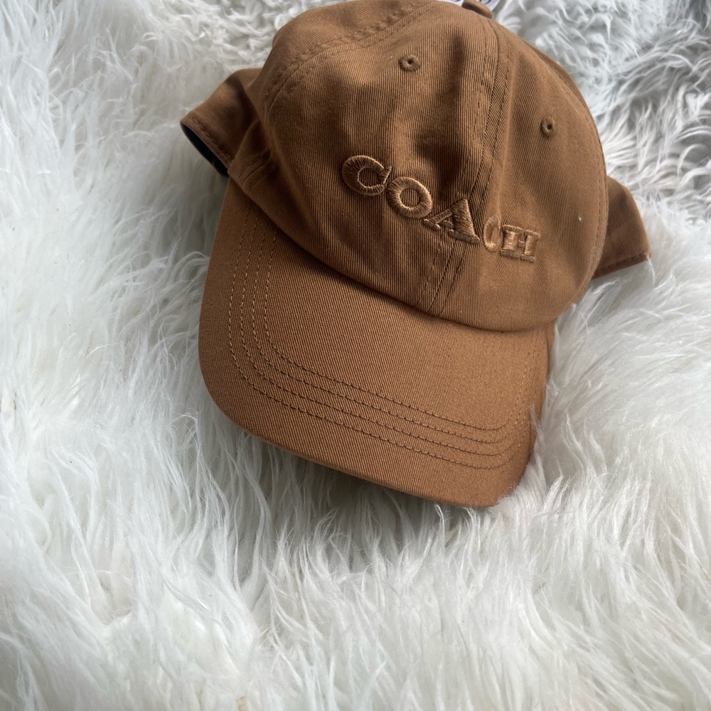Coach Tan Baseball Cap